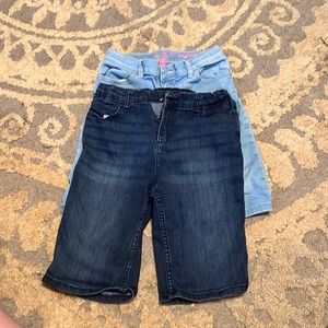 Girls knee length shorts